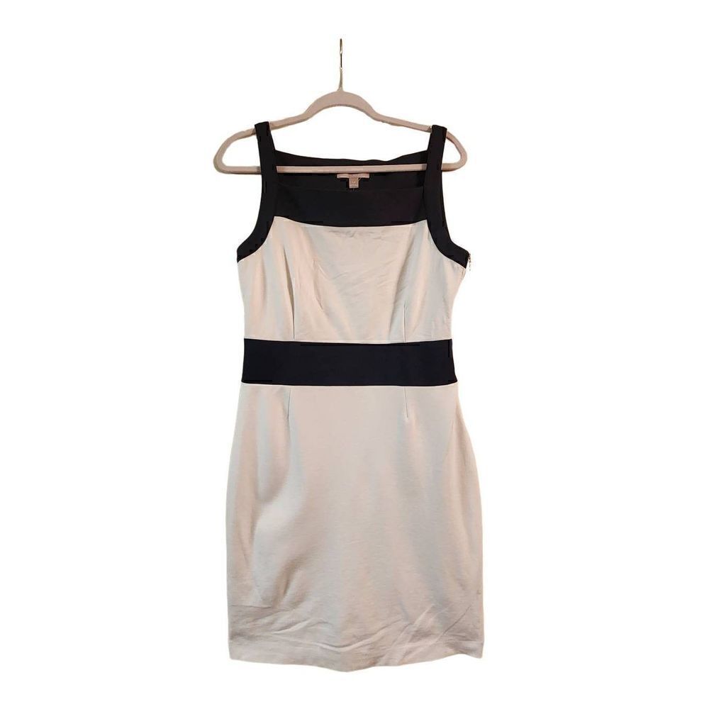 Banana Republic NWT white and blue tank dress size 10